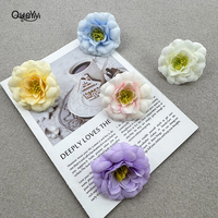 Direktvertrieb Seiden-Lorbeerblüten Künstliche Blumenköpfe für Thanksgiving & Ostern Blumenwand-Dekoration QYYN-813