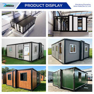 <span class=keywords><strong>Casa</strong></span> Container Espandibile Prefabbricata 40ft 4 Camere da Letto 2 Bagni Pannelli Sandwich Finestre Ampie Soggiorno Spedizione Globale - Product Image 4
