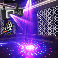 Dernière lumière de fête animée en couleur synchronisation automatique de couleur lumière LED son lumière active laser pour les événements de mariage de boîte de nuit de bar