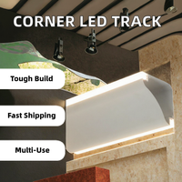 Kit d'éclairage LED de plafond moderne Tungwille 69x69mm, profilés en alliage d'aluminium soudés et découpés, série T5-6063, longueur personnalisable, intérieur