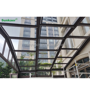 Venta caliente personalizado Uv bloqueado Sunrooms casas de vidrio cubierta de Patio retráctil Sunrooms recintos de Patio personalizados DISEÑO DE Patio 3D - Product Image 2