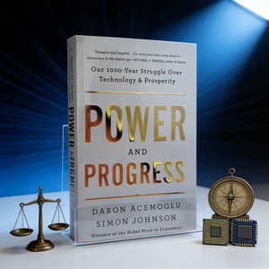 Puissance et progrès par <span class=keywords><strong>Daron</strong></span> Acemoglu et Simon Johnson. Oeuvre authorente et intemporelle sur la technologie et l'économie - Product Image 1