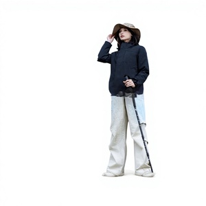 Veste d'hiver à capuche pour femmes et hommes, coupe-vent, imperméable, avec fermeture éclair, doublure amovible, couleur unie, en nylon, résistante au <span class=keywords><strong>froid</strong></span> - Product Image 4