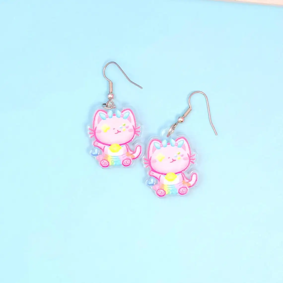 Jewelry Women Hoop Dangle Dangling Hypoallergenic Steel Custom Acrylic Earrings Earring 