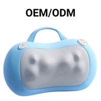 Oreiller de massage électrique ergonomique en mousse haute résilience, rechargeable, silencieux, avec fonction de minuterie pour le corps – Vente en gros
