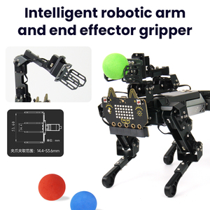 หุ่นยนต์สุนัขสี่ขา Fox:bit STEM Education ESP32 XGO-lite สำหรับนักเรียนและผู้เริ่มต้น หุ่นยนต์อัจฉริยะรูปแบบลูกสุนัข FB0004 XGO-lite Quadruped - Product Image 5