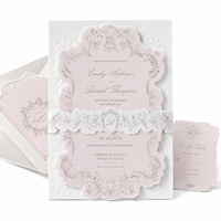 Carte de luxe personnalisée 2026, écologique, imprimée en typographie, invitations de mariage haut de gamme, texte en relief, carte postale, liste des invités, menu, cadeau