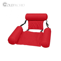 Chaise de plage pliable, chaise de soleil avec ombre, lit de piscine pliable