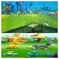 Jeux muraux interactifs 3D, vidéoprojecteur pour enfants, numérisation AR, dessin, zone de jeu intérieure pour les occasions scolaires