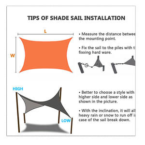 Copertura esterna impermeabile per esterno Poly parasole <span class=keywords><strong>rete</strong></span> per auto piscina giardino giardino parasole <span class=keywords><strong>rete</strong></span> - Product Image 3
