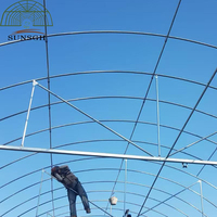 Serre à structure arquée multi-voûtes