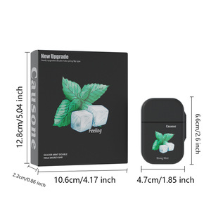 Stick nasale a base di oli essenziali di menta naturale allevia la sonnolenza mal di testa migliora la respirazione chiarezza mentale inalatore nasale - Product Image 4