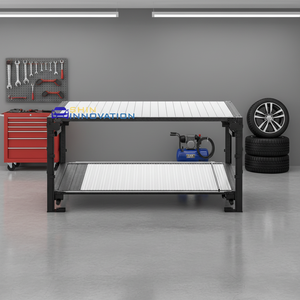 Shin Innovation UPS-1 Certifié CE 3000 kg Pont élévateur hydraulique souterrain à quatre poteaux pour voitures, élévateur de voiture stationnaire, élévateur de voiture, garantie 2 ans - Product Image 1