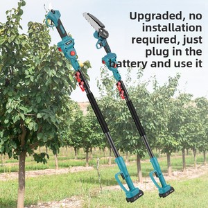Sécateur Électrique Télescopique Sans Balais pour Branches Hautes, Batterie au Lithium Rechargeable, Construction en Fer, Branches Épaisses, Plastique - Product Image 3