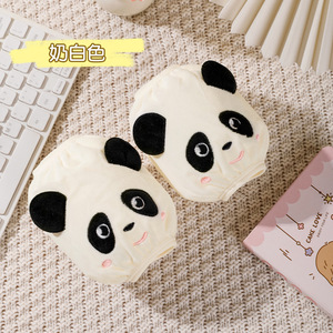 Childrens Cartoon Panda Sleeves Milk White Antifouling Protective Cuffs For Boys And Girls - Product Image 1