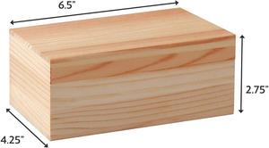 Boîtes cadeaux en <span class=keywords><strong>bois</strong></span> <span class=keywords><strong>naturel</strong></span> poli personnalisées pour la décoration de la maison et la présentation de bijoux - Product Image 3