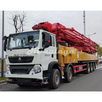 Pompe à béton de type diesel sur châssis Howo, flèche de 75 m, neuve, marque Hammer, Chine