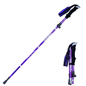 Unionpromo Custom Light Trekking Pole <strong>Walking</strong> <strong>Stick</strong> 5 Section Aluminum Trekking Pole <strong>Folding</strong> <strong>Walking</strong> <strong>Stick</strong> - Product Image 1