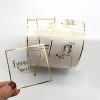 Étiquettes autocollantes Logo imperméables de haute qualité, autocollants personnalisés, étiquettes autocollantes imprimées