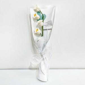 ระฆังดอกกล้วยไม้โครเชต์ทำมือรูประฆังสำหรับตกแต่งบ้านของขวัญวันวาเลนไทน์ - Product Image 5