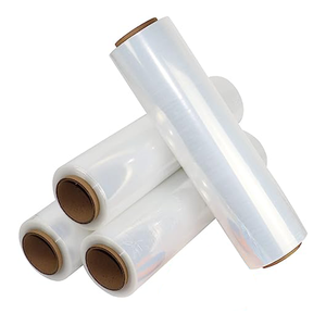 Rollo Jumbo de alta calidad, película de envoltura elástica de plástico PE, 50cm de ancho, superficie brillante, <span class=keywords><strong>Material</strong></span> BOPP/LDPE/POC, <span class=keywords><strong>PVC</strong></span> para manualidades de embalaje - Product Image 2