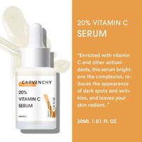 Sérum à la Vitamine C Anti-Âge Vente en Gros Marque Blanche Hydratant Éclaircissant Visage et Correcteur de Taches Noires