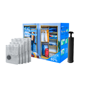 Sacchetti G-Vacuum da Viaggio con Pompa ad Aria Ricaricabile, Confezione da 1 Buste Compressione Misura Bagaglio a Mano <span class=keywords><strong>per</strong></span> <span class=keywords><strong>Valigie</strong></span> e Trolley - Product Image 3