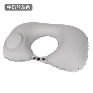 Ensemble de voyage portable <span class=keywords><strong>gonflable</strong></span> compressé en trois pièces, <span class=keywords><strong>coussin</strong></span> en forme de U en flocage <span class=keywords><strong>pour</strong></span> voyage en trois pièces - Product Image 6