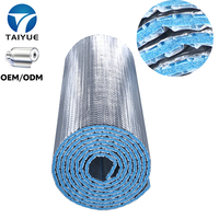 Barrière radiante en mousse à bulles en aluminium de 10 mm, rouleau d'isolation thermique réfléchissant pour structures en acier et systèmes de toiture et de paroi métalliques