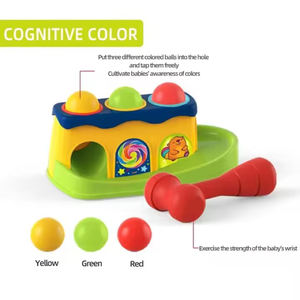 <span class=keywords><strong>Jeu</strong></span> <span class=keywords><strong>de</strong></span> pêche aux balles Lucky Toys avec marteau, jouet pour bébé avec lumières et effets sonores amusants, heures <span class=keywords><strong>de</strong></span> plaisir et d'éveil - Product Image 2