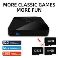 Boîte de jeu G5 9.1 Système Android Contrôle sans fil HD 4K Super Console Boîte de jeu vidéo 50+ émulateurs 40000+ jeux rétro avec boîte TV