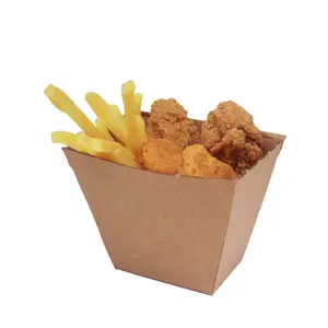 Emballage alimentaire frites carton casse-croûte boîte