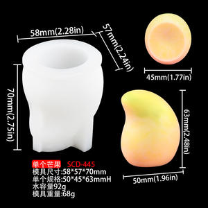 Piccola frutta Mango stampo in Silicone flessibile dolce francese gelato torta decorazione <span class=keywords><strong>per</strong></span> la cottura torta Mousse - Product Image 2