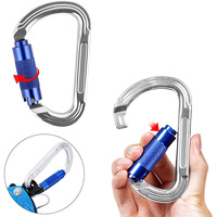 Lanière d'équipement d'arboriste Mousqueton de fil d'acier avec corde de sécurité en polyester pour la protection contre les chutes d'escalade d'arbres