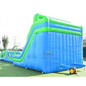 Grande piste gonflable extérieure de course d'obstacles Jeu de piste de compétition pour adultes Parcours d'obstacles Personnaliser l'origine américaine - Product Image 2