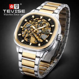 Montre mécanique automatique de luxe TEVISE 2025 pour homme, étanche, sportive, à cadran ajouré - Product Image 2