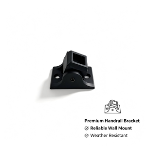 Support mural en plastique pour main courante d'escalier, résistant à la rouille, matériel de fixation - Product Image 2