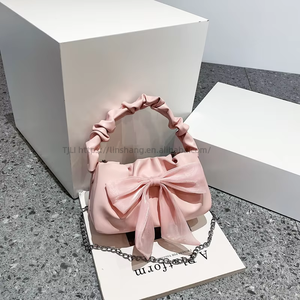 Newest Wholesale Long Strip Fashion Trends Elegant Ladies Shoulder Bags Women's Luxury Clutch <b>Handbags</b> With Bow - Product Image 6