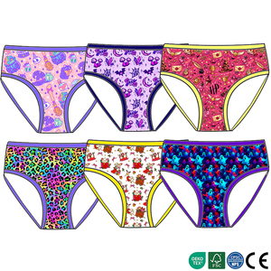 <span class=keywords><strong>Mutandine</strong></span> per Bambine con Stampa K-pop, Design Carino, Slip in Bambù, Biancheria Intima da Principessa, Pantaloncini per Bambini, Vendita all'Ingrosso - Product Image 1