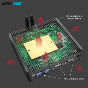 Embedded Industrial Mini <strong>Pc</strong> Integrated with Intel Gemini Lake Processor J4125 Dual LAN EMMC LVDS RS485 GPIO <strong>Fanless</strong> <strong>Pc</strong> Mini - Product Image 4