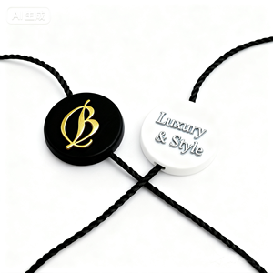 Hangtag Lock Custom Reliëf Merknaam Logo Plastic Swing <span class=keywords><strong>Loop</strong></span> <span class=keywords><strong>Hang</strong></span> Tags Afdichting <span class=keywords><strong>String</strong></span> Voor Kleding - Product Image 5