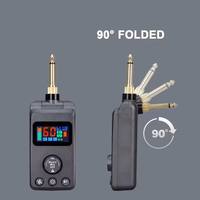 Système de microphone karaoké sans fil dynamique UHF rechargeable M50 Plug&Play avec récepteur DSP anti-retour et deux microphones C