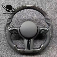 Volant en fibre de carbone pour BMW Série 3 F10 F12 F15 F20 F30 F32 F36 F80 F82 M3 M5 X5 E70 X6 E90 E71