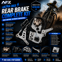 Kit de système de frein arrière Surron Ultra-Bee/Light-Bee X/E-Ride Pro SS 2.0, aluminium 7075, disque CNC, pièces de modification de vélo électrique haute performance