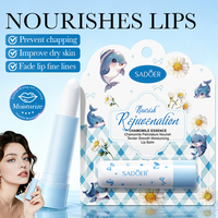 Baume à lèvres SADOER au beurre de karité et à la rose, marque privée OEM, nourrissant, hydratant, adoucissant, 3,4 g, idéal pour les voyages