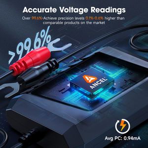 ANCLE BM300 PRO 2025 IP67 EV Ferramenta De Diagnóstico Do Carro com 6V 12V 24V Bateria Charge & Discharge Analyzer AMP Testers" - Product Image 4