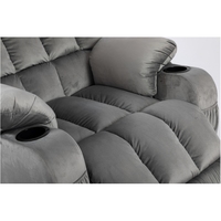 Fauteuil inclinable et chaise de salon réglables avec fonction de levage électrique et revêtement en velours de haute qualité