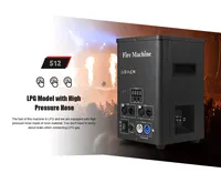 Offre Spéciale H-E01A Machine à feu de haute qualité pour effet de scène GPL projecteur de feu de génie de flamme à voie unique MOKA SFX