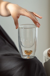 Ensemble de 2 verres à <span class=keywords><strong>latte</strong></span> <span class=keywords><strong>macchiato</strong></span> Creano DG-SH au design moderne, en verre borosilicate à <span class=keywords><strong>double</strong></span> <span class=keywords><strong>paroi</strong></span>, résistants à la chaleur (400 ml) - Product Image 4