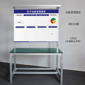 Support d'affichage UV transparent en alliage d'aluminium et acrylique avec fente pour carte, personnalisable avec logo, pour la gestion de la production - Product Image 3